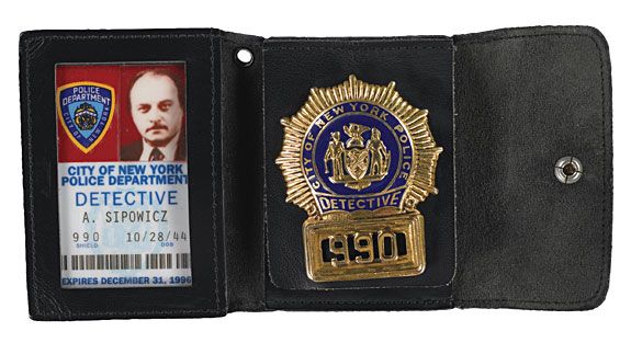 NYPD BLUES sipowicz badge